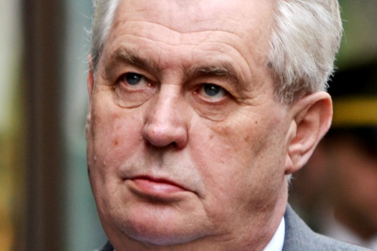 milos zeman detail