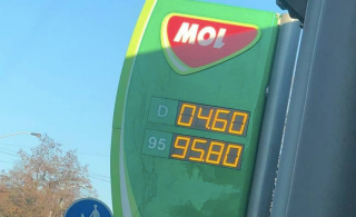 Na čerpacích stanicích MOL se prodávaly pohonné hmoty za více než sto korun za litr. Mělo jít o chybu