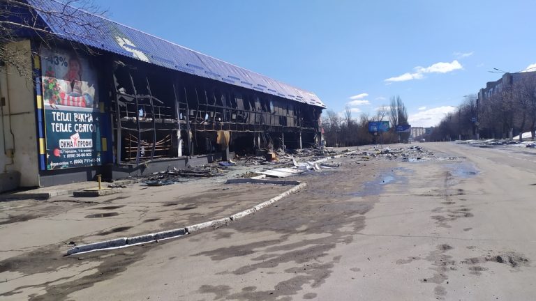 lysycansk ukrajina znicene mesto
