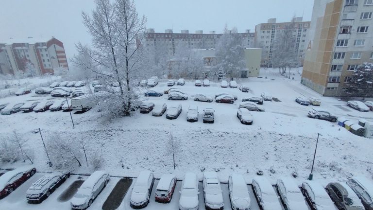 pocasi zasnezeno sidliste