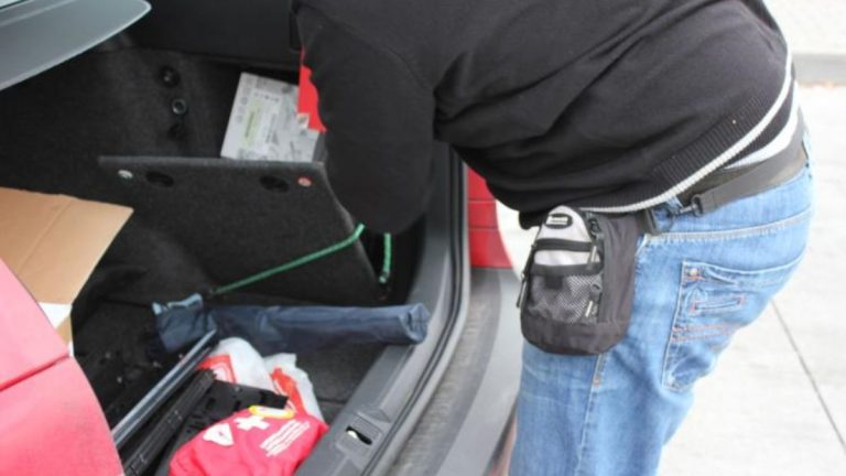 policie vybava auto