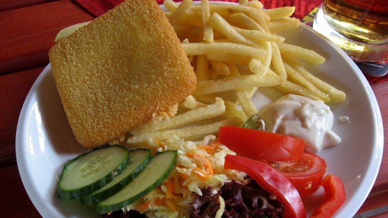 smazeny syr smazeny syr obed restaurace obed
