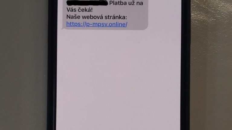 sms zprava telefon mobil podvod