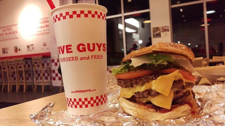 five guys hamburger milkshake fast food