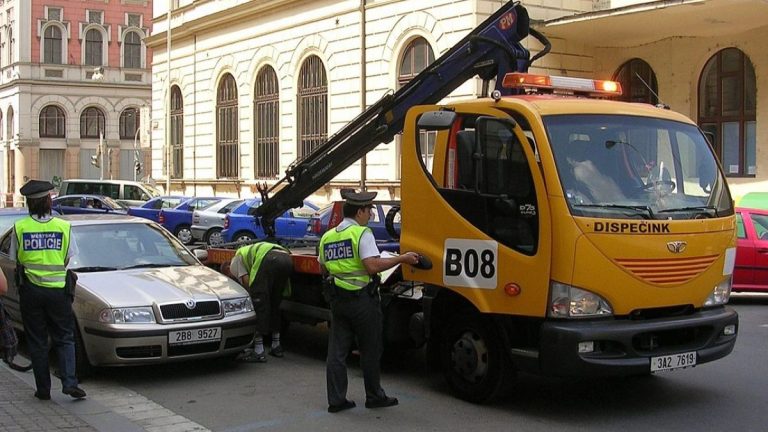 odtah auto odtazeni policie