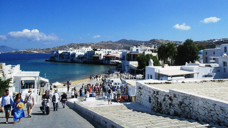 recko mykonos turiste dovolena