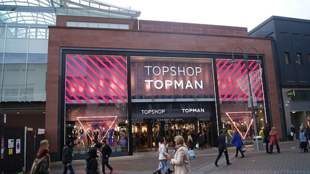 topman topshop obchod