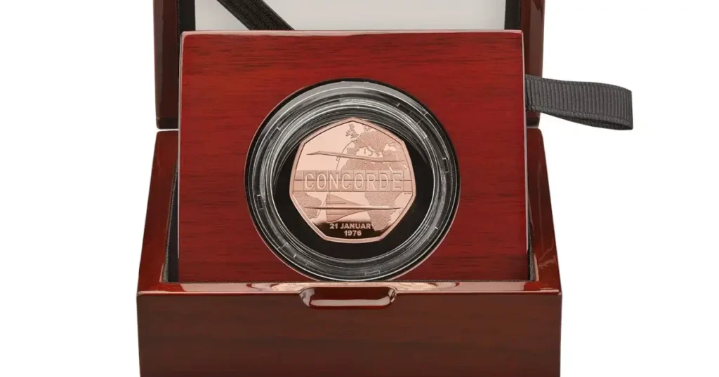 zlata mince concorde