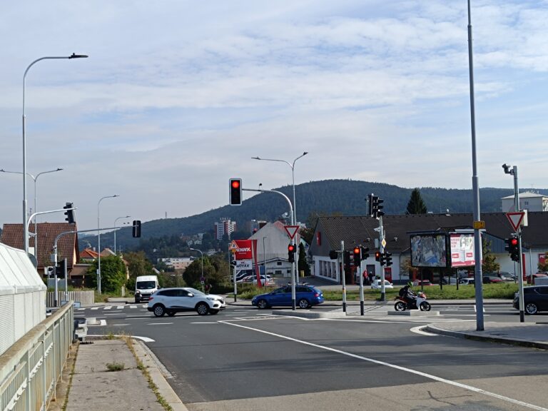 brno bystrc krizovatka obvodova pristavni po rekonstrukci 2024 09 17 152024